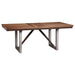 Spring Creek 77-inch Extension Dining Table Natural Walnut - Walo Furniture 