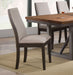 Spring Creek Upholstered Dining Chair Taupe (Set of 2) - Walo Furniture 