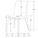 Redbridge Upholstered Dining Side Chair Walnut (Set of 2) - Walo Furniture 