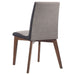 Redbridge Upholstered Dining Side Chair Walnut (Set of 2) - Walo Furniture 