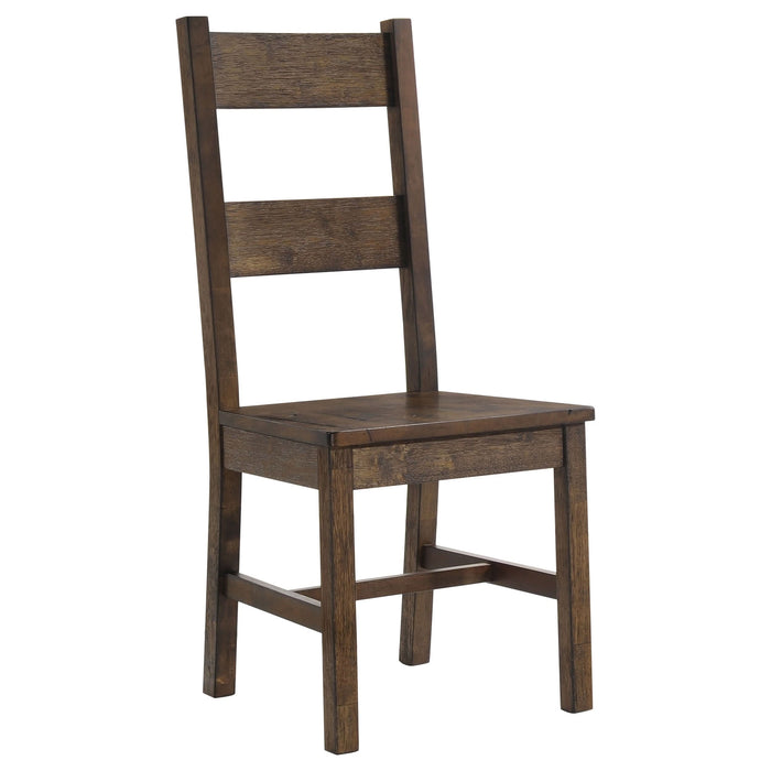 Coleman Dining Side Chair Rustic Golden Brown (Set of 2) - Walo Furniture 