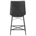 Aiken Upholstered Tufted Counter Chair Charcoal (Set of 2) - Walo Furniture 