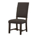 Twain Upholstered Dining Side Chair Warm Grey (Set of 2) - Walo Furniture 