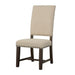 Twain Upholstered Dining Side Chair Beige (Set of 2) - Walo Furniture 