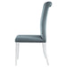 Beaufort Upholstered Dining Side Chair Steel Grey (Set of 2) - Walo Furniture 