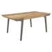 Nogales Rectangular 71-inch Wood Dining Table Coastal Grey - Walo Furniture 