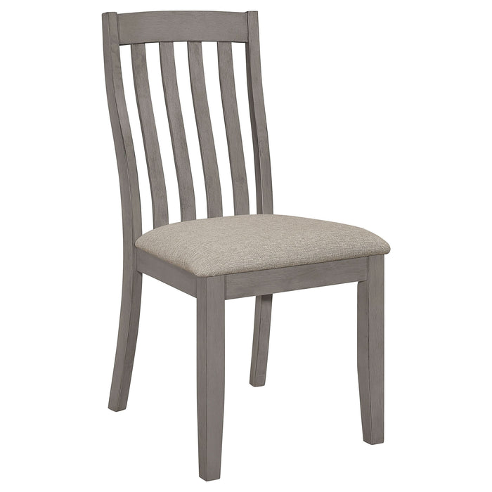 Nogales Wood Dining Side Chair Coastal Grey (Set of 2) - Walo Furniture 