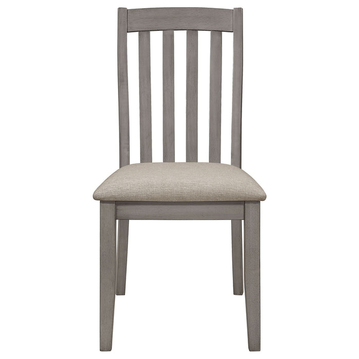 Nogales Wood Dining Side Chair Coastal Grey (Set of 2) - Walo Furniture 