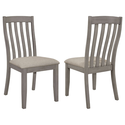 Nogales Wood Dining Side Chair Coastal Grey (Set of 2) - Walo Furniture 