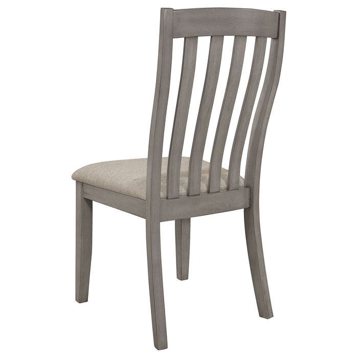 Nogales Wood Dining Side Chair Coastal Grey (Set of 2) - Walo Furniture 