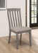 Nogales Wood Dining Side Chair Coastal Grey (Set of 2) - Walo Furniture 