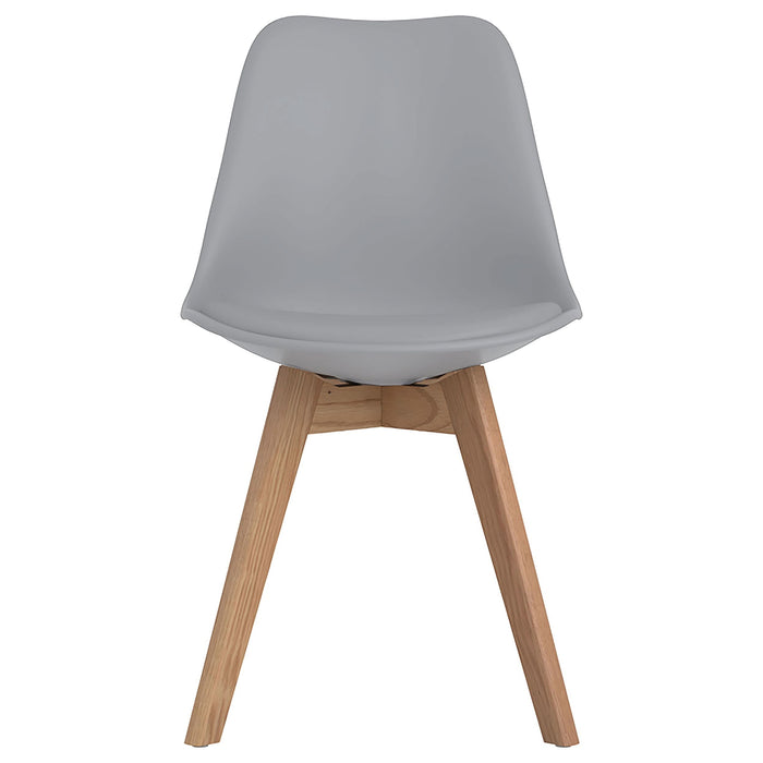 Caballo Polypropylene Dining Side Chair Grey (Set of 2) - Walo Furniture 