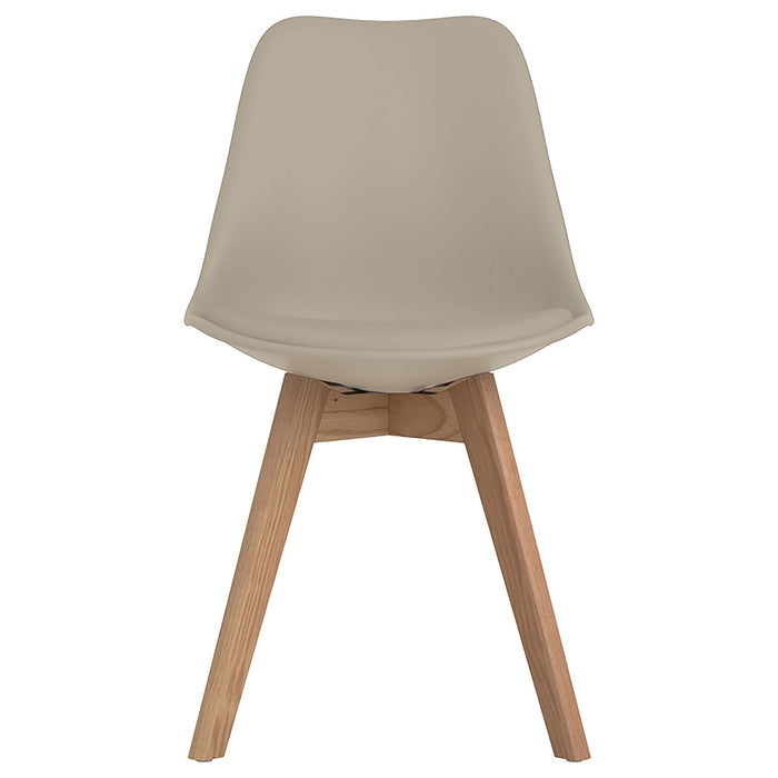 Caballo Polypropylene Dining Side Chair Tan (Set of 2) - Walo Furniture 