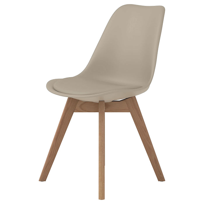 Caballo Polypropylene Dining Side Chair Tan (Set of 2) - Walo Furniture 