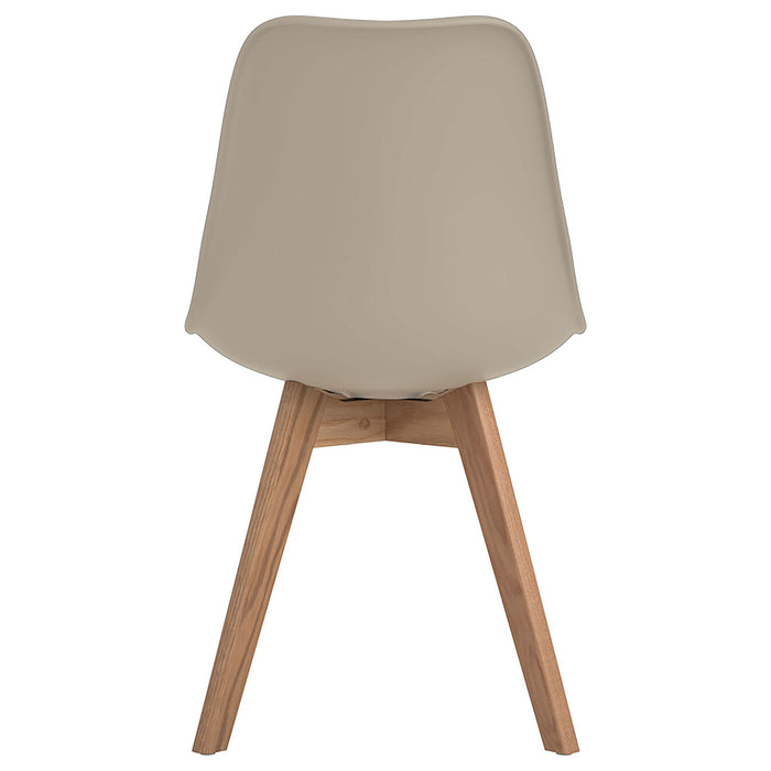 Caballo Polypropylene Dining Side Chair Tan (Set of 2) - Walo Furniture 