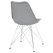 Juniper Polypropylene Dining Side Chair Grey (Set of 2) - Walo Furniture 