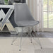 Juniper Polypropylene Dining Side Chair Grey (Set of 2) - Walo Furniture 