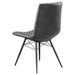 Aiken Upholstered Dining Side Chair Charcoal (Set of 4) - Walo Furniture 