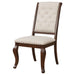 Brockway Upholstered Dining Chair Barley Java (Set of 2) - Walo Furniture 