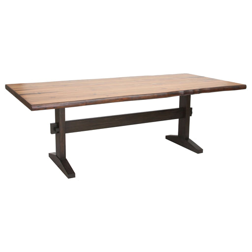 Bexley 90-inch Live Edge Dining Table Natural Honey - Walo Furniture 