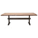 Bexley 90-inch Live Edge Dining Table Natural Honey - Walo Furniture 