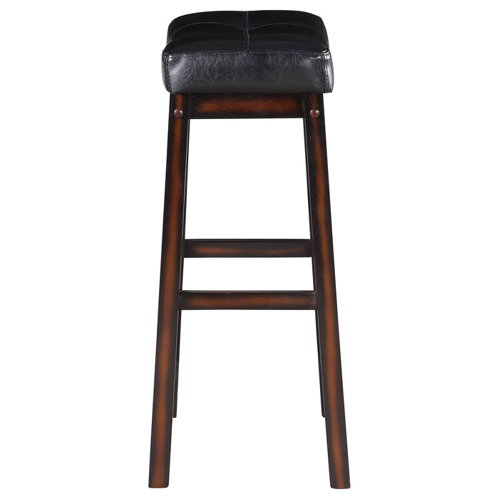 Donald Upholstered Bar Stool Cappuccino (Set of 2) - Walo Furniture 