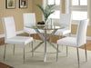 Maston Upholstered Dining Side Chair White (Set of 4) - Walo Furniture 