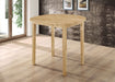 Bucknell 3-piece Round Drop Leaf Dining Table Set Natural - Walo Furniture 