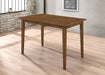 Robles 5-piece Rectangular Dining Table Set Chestnut - Walo Furniture 