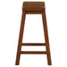 Durant Wood Backless Counter Stool Chestnut (Set of 2) - Walo Furniture 