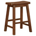 Durant Wood Backless Counter Stool Chestnut (Set of 2) - Walo Furniture 