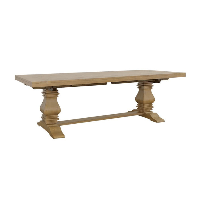 Florence 126-inch Extension Dining Table Rustic Honey - Walo Furniture 