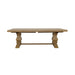 Florence 126-inch Extension Dining Table Rustic Honey - Walo Furniture 