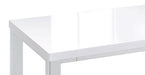 Natividad 5-piece Pub Height Bar Table Set White High Gloss - Walo Furniture 