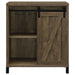 Arlington Sliding Door Home Bar Wine Cabinet Rustic Oak - Walo Furniture 