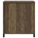 Arlington Sliding Door Home Bar Wine Cabinet Rustic Oak - Walo Furniture 