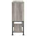 Claremont Sliding Door Home Bar Wine Cabinet Grey Driftwood - Walo Furniture 