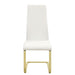 Montclair Upholstered Dining Side Chair White (Set of 4) - Walo Furniture 