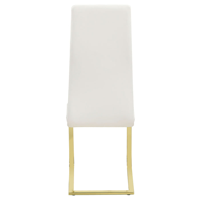 Montclair Upholstered Dining Side Chair White (Set of 4) - Walo Furniture 