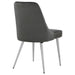 Cabianca Upholstered Dining Side Chair Grey (Set of 2) - Walo Furniture 