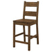 Coleman Wood Counter Chair Rustic Golden Brown (Set of 2) - Walo Furniture 