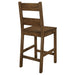 Coleman Wood Counter Chair Rustic Golden Brown (Set of 2) - Walo Furniture 