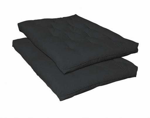 6" Promotional Futon Pad Black - Walo Furniture 