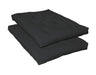 7. 5" Deluxe Innerspring Futon Pad Black - Walo Furniture 