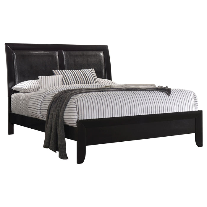 Briana 4-piece Eastern King Bedroom Set Black - Walo Furniture 