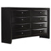 Briana 5-piece Eastern King Bedroom Set Black - Walo Furniture 