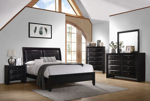 Briana 5-piece California King Bedroom Set Black - Walo Furniture 