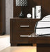 Jessica 2-drawer Nightstand Cappuccino - Walo Furniture 