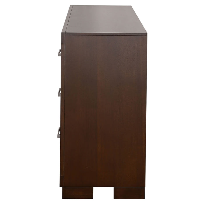 Jessica 6-drawer Dresser Cappuccino - Walo Furniture 