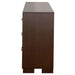 Jessica 6-drawer Dresser Cappuccino - Walo Furniture 